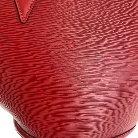 LOUIS VUITTON Red Leather Shoulder Bag - Picture 6 of 10